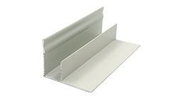 White coating aluminum channel